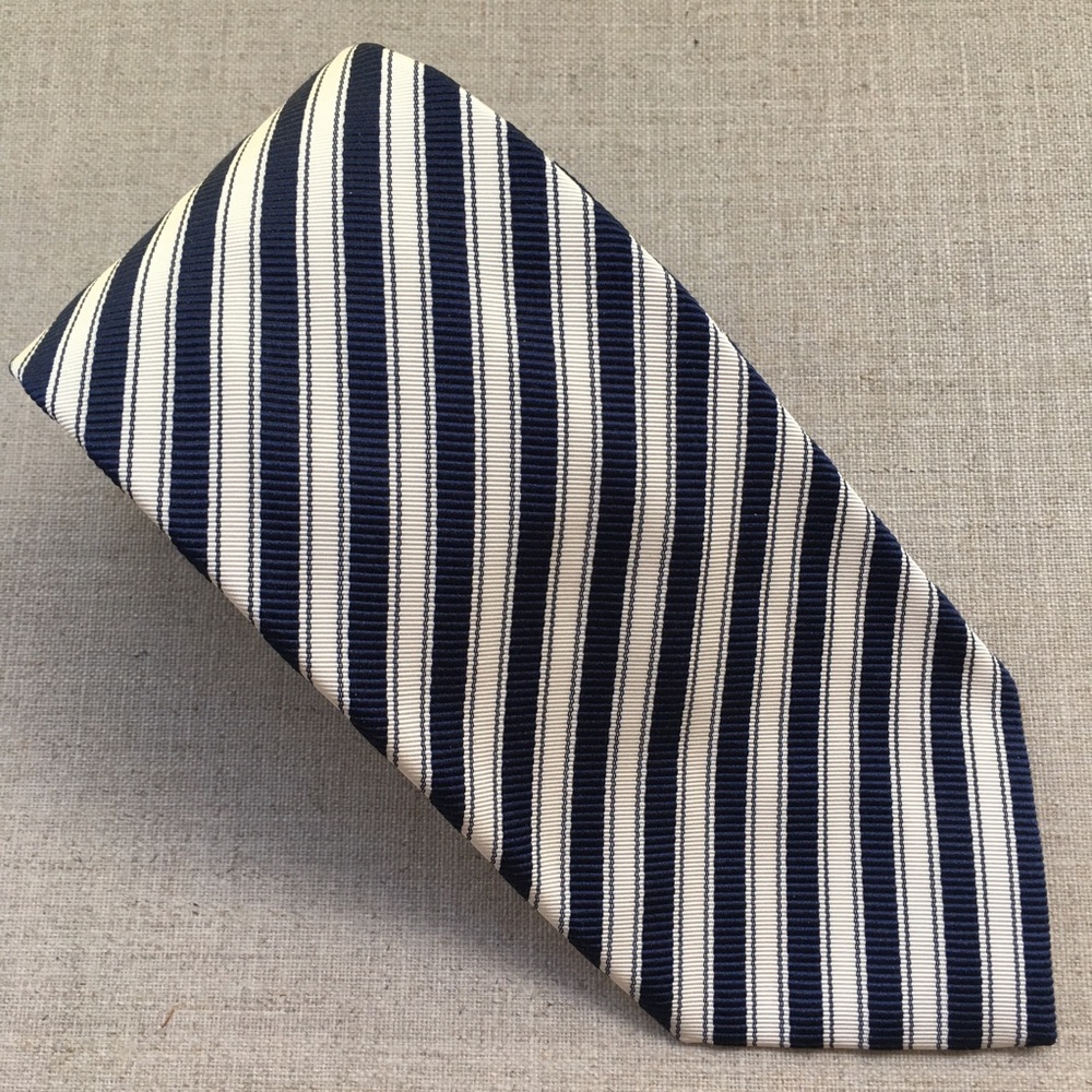 Battistoni Multicolour Striped Classic Silk Tie